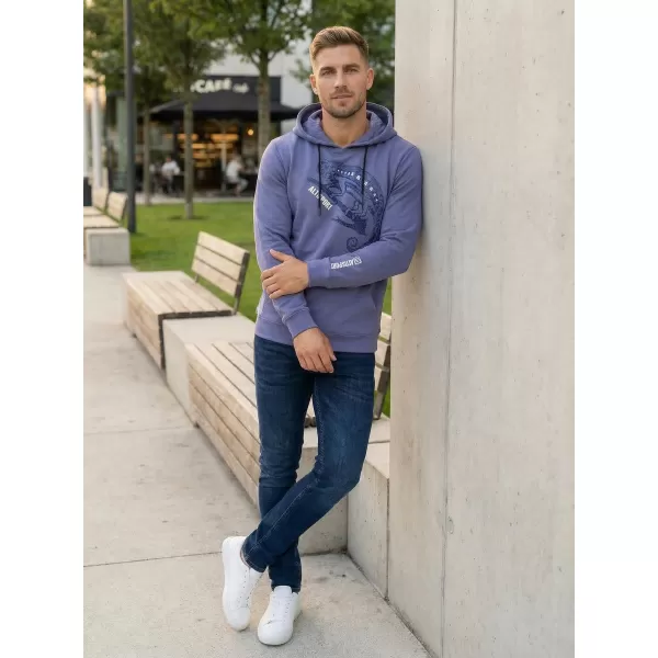  Pánska mikina ALTISPORT ALM017AL304 DENIM 
