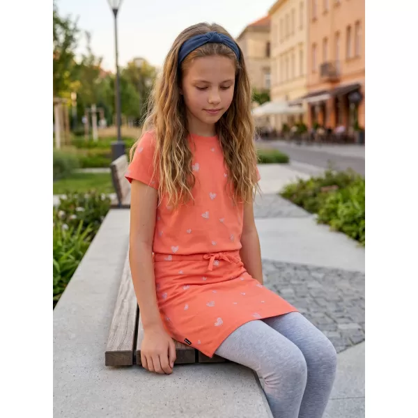  Dievčenské šaty SAM 73 WELO GZ 538 SVETLO oranžová 