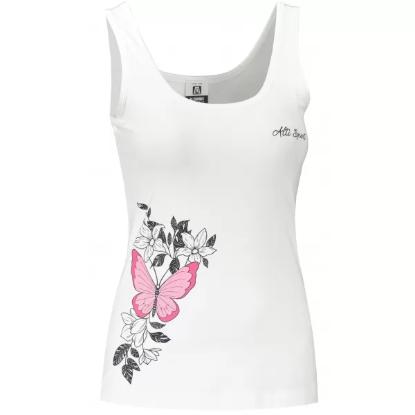  Dámske tielko ALTISPORT CARRYOVER ALW137136 BIELA 