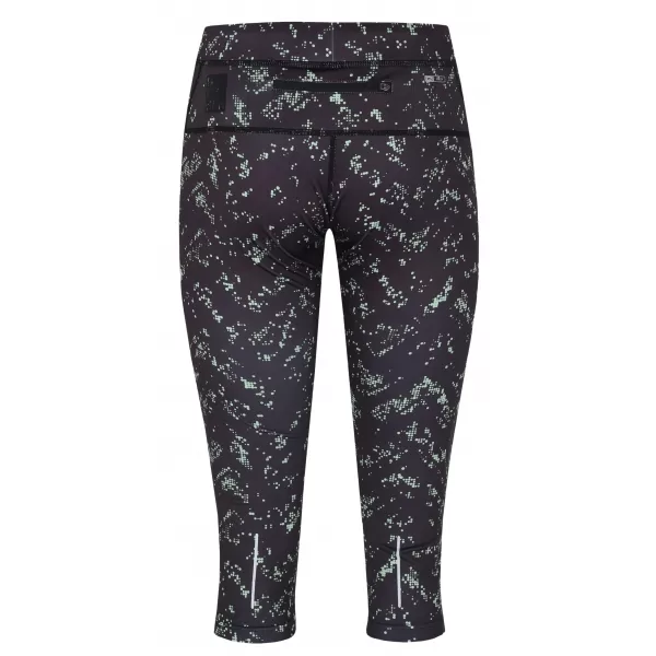  Dámske 3/4 legíny HANNAH RELAY ANTHRACITE/GREEN 