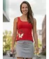 Dámske tielko ALTISPORT CARRYOVER ALW137136 ČERVENÁ