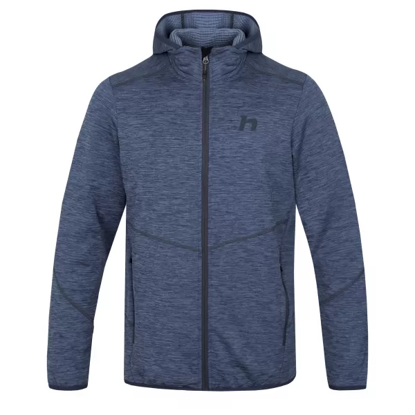  Pánska mikina HANNAH DAMAR HOODY BLUE SHADOW MEL 