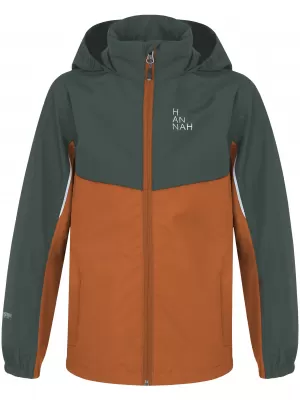 Detská bunda HANNAH BRONS JR II BALSAM GREEN/BURNT ORANGE