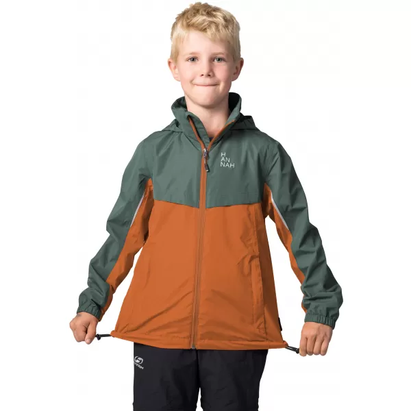  Detská bunda HANNAH BRONS JR II BALSAM GREEN/BURNT ORANGE 