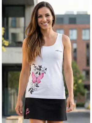 Dámske tielko ALTISPORT CARRYOVER ALW137136 BIELA