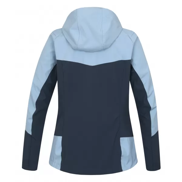  Dámska softshellová bunda HANNAH PULLA BLUE FOG/DARK SLATE 