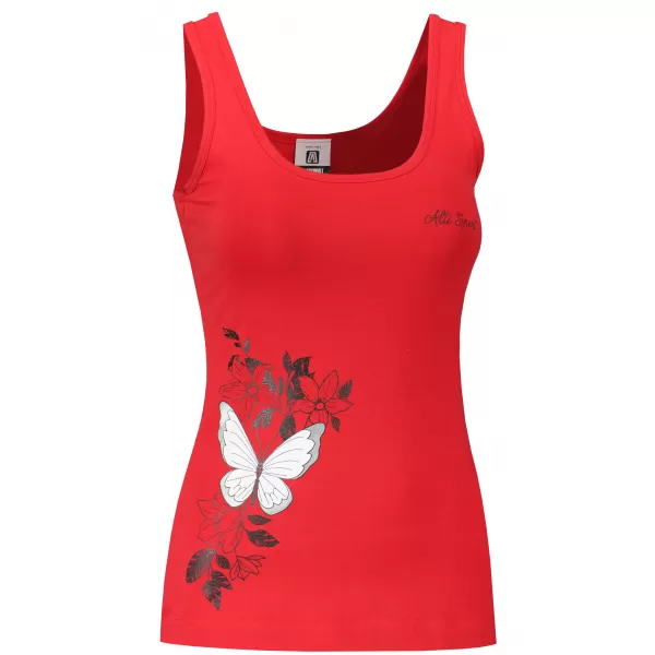  Dámske tielko ALTISPORT CARRYOVER ALW137136 ČERVENÁ 