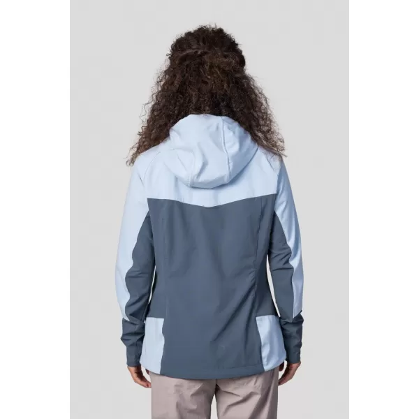  Dámska softshellová bunda HANNAH PULLA BLUE FOG/DARK SLATE 