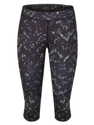 Dámske 3/4 legíny HANNAH RELAY ANTHRACITE/GREEN