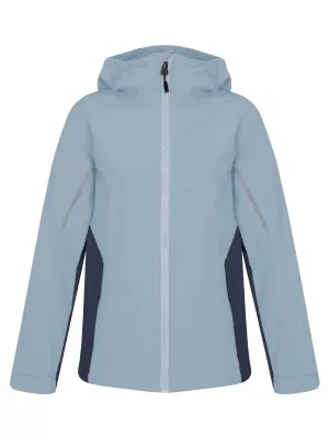 Dievčenská softshellová bunda HANNAH CAPRA JR BLUE FOG/INSIGNIA BLUE