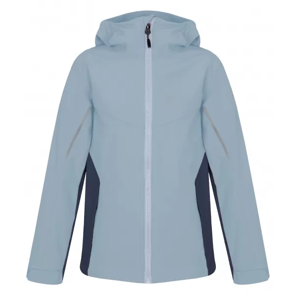  Dievčenská softshellová bunda HANNAH CAPRA JR BLUE FOG/INSIGNIA BLUE 
