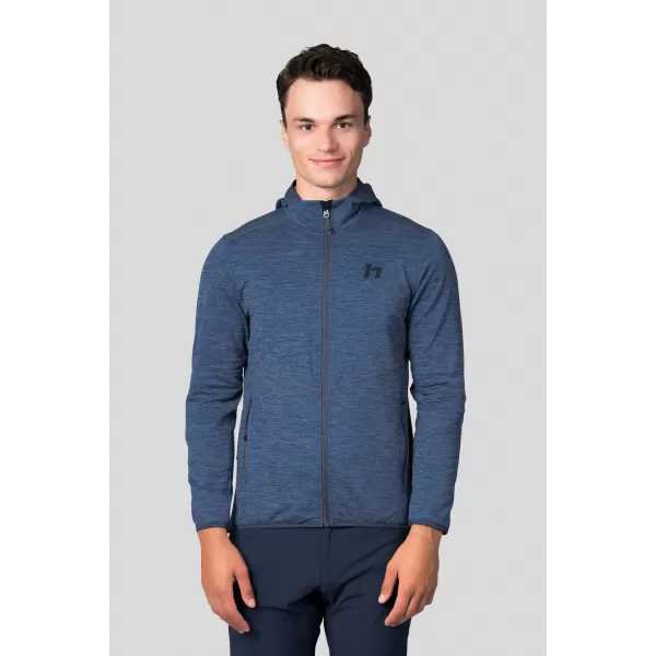 Pánska mikina HANNAH DAMAR HOODY BLUE SHADOW MEL 