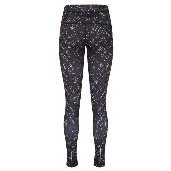  Dámske legíny HANNAH MONETY ANTHRACITE/GREEN 