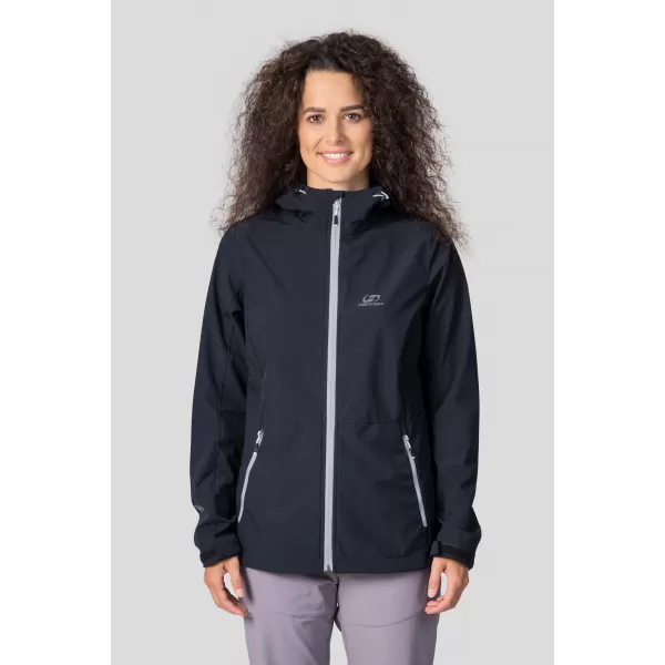  Dámska softshellová bunda HANNAH ZURY LITE ANTHRACITE/BLUE 