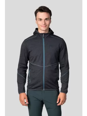 Pánska mikina HANNAH DAMAR HOODY DARK GRAY MEL