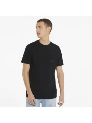 Pánske tričko PUMA MODERN BASIC POCKET TEE PUMA BLACK