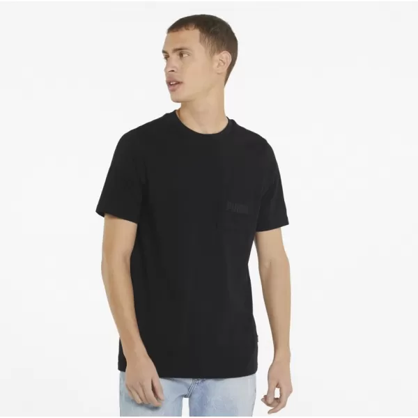  Pánske tričko PUMA MODERN BASIC POCKET TEE PUMA BLACK 