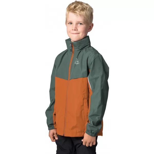  Detská bunda HANNAH BRONS JR II BALSAM GREEN/BURNT ORANGE 