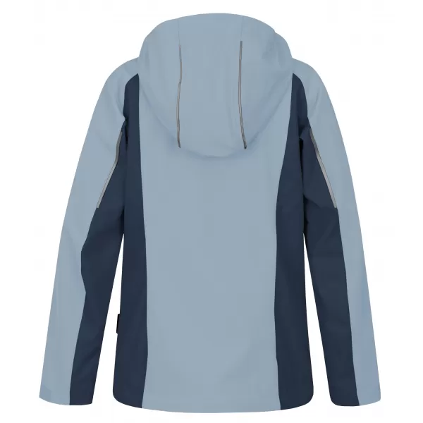  Dievčenská softshellová bunda HANNAH CAPRA JR BLUE FOG/INSIGNIA BLUE 