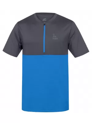 Pánske tričko HANNAH SANVI ASPHALT/FRENCH BLUE MEL
