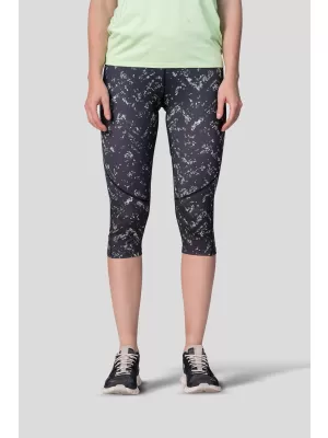 Dámske 3/4 legíny HANNAH RELAY ANTHRACITE/GREEN