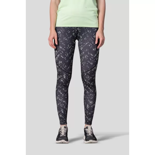 Dámske legíny HANNAH MONETY ANTHRACITE/GREEN 