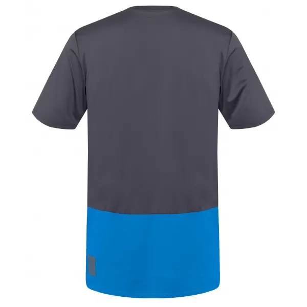  Pánske tričko HANNAH SANVI ASPHALT/FRENCH BLUE MEL 