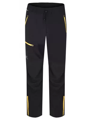 Pánske nohavice HANNAH CLAIM II ANTHRACITE/YELLOW