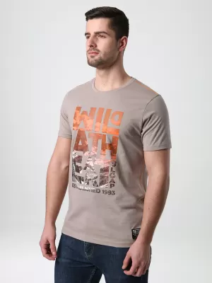Pánske tričko LOAP BOLT HNEDÁ/ŠEDÁ