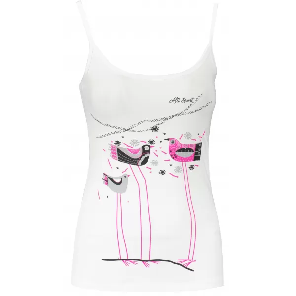  Dámske tielko ALTISPORT CARRYOVER ALW043K397 BIELA 