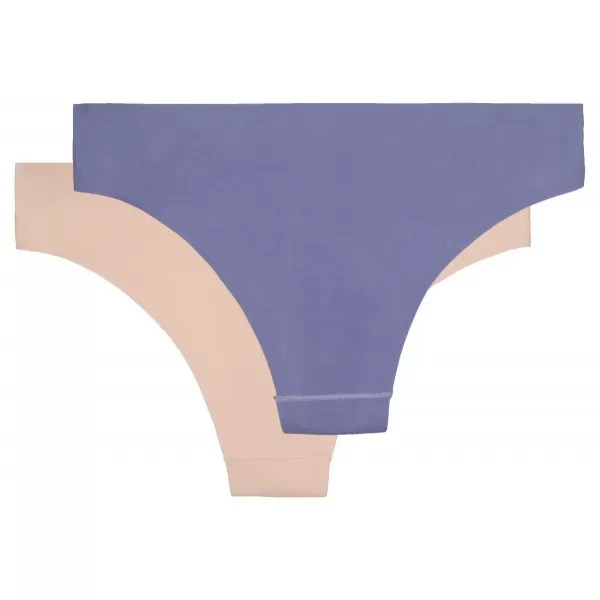  Dámske nohavičky 2pack KILPI 2P NELIA-W RL0222KI TMAVO MODRÁ/RUŽOVÁ 