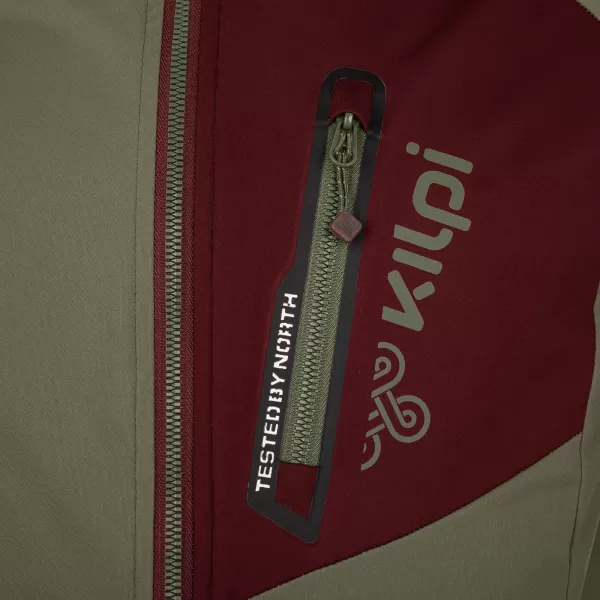  Pánska softshellová bunda KILPI BELTRA-M RM0103KI KHAKI 