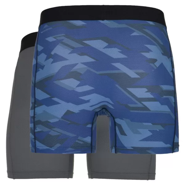  Pánske boxerky 2pack KILPI 2P NETT-M RM0214KI TMAVO šedá 