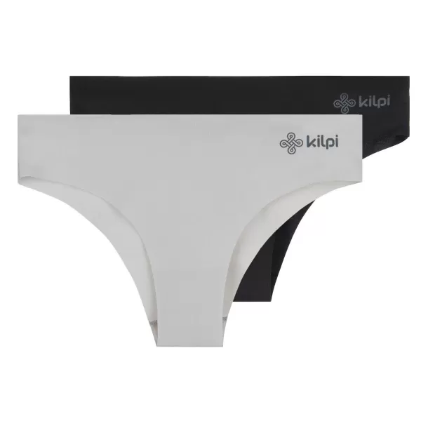  Dámske nohavičky 2pack KILPI 2P NELIA-W RL0222KI SVETLO ŠEDÁ/ČIERNA 