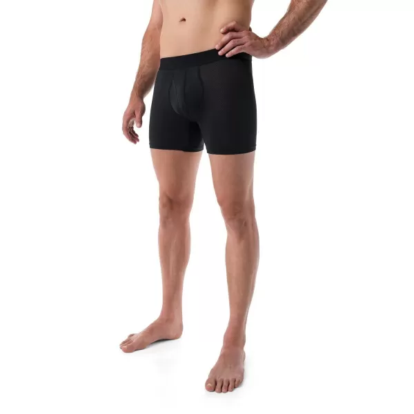  Pánske boxerky 2pack KILPI 2P NETT-M RM0214KI ČIERNA / ŠEDÁ 