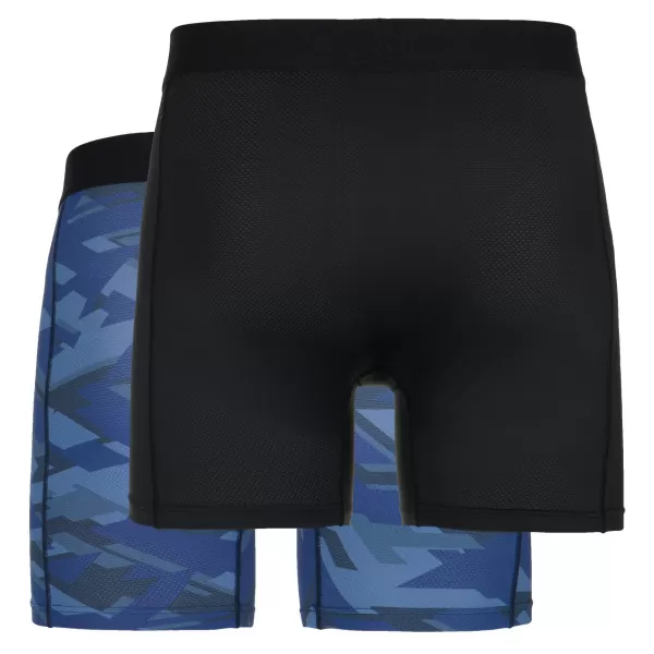 Pánske boxerky 2pack KILPI 2P NETT-M RM0214KI TMAVO MODRÁ/ČIERNA 