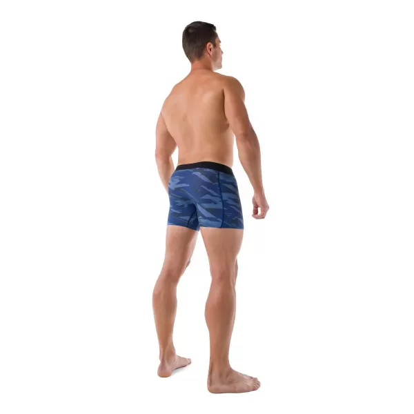  Pánske boxerky 2pack KILPI 2P NETT-M RM0214KI TMAVO MODRÁ/ČIERNA 