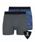 Pánske boxerky 2pack KILPI 2P NETT-M RM0214KI TMAVO šedá