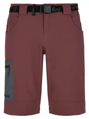 Pánske kraťasy KILPI NAVIA-M RM0208KI TMAVO červená