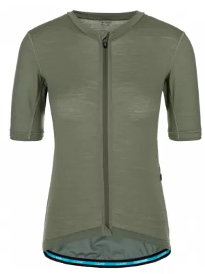 Dámsky cyklo dres KILPI MEARIL-W RL0324KI KHAKI