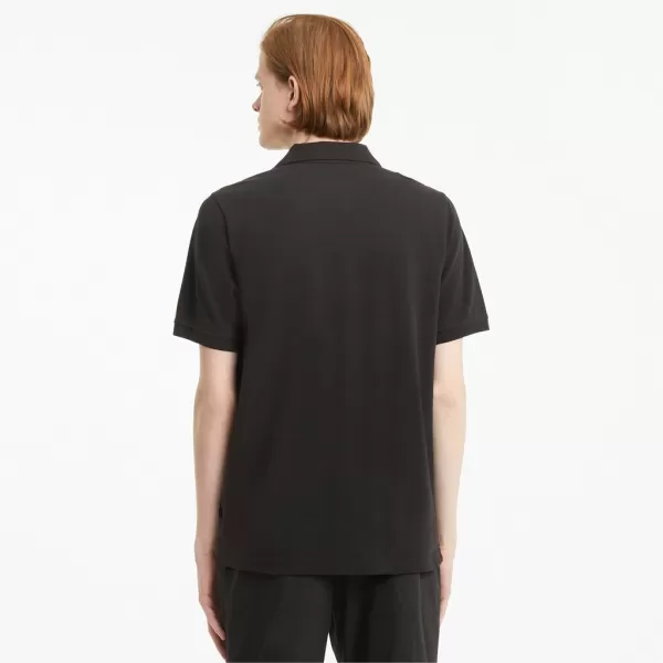  Pánske tričko s golierom PUMA ESS PIQUE POLO 586674-01 BLACK 