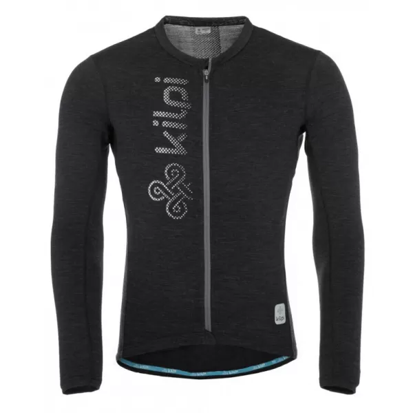  Pánsky cyklistický dres KILPI SONET-M RM0393KI TMAVOŠEDÁ 