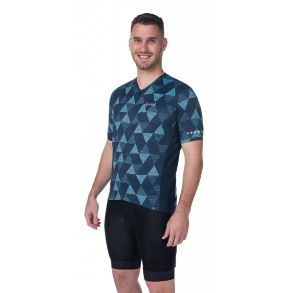  Pánsky cyklo dres KILPI SALETTA-M RM0313KI TMAVO modrá 