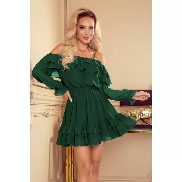  Dámske šaty Numoco 360-2 zelené 