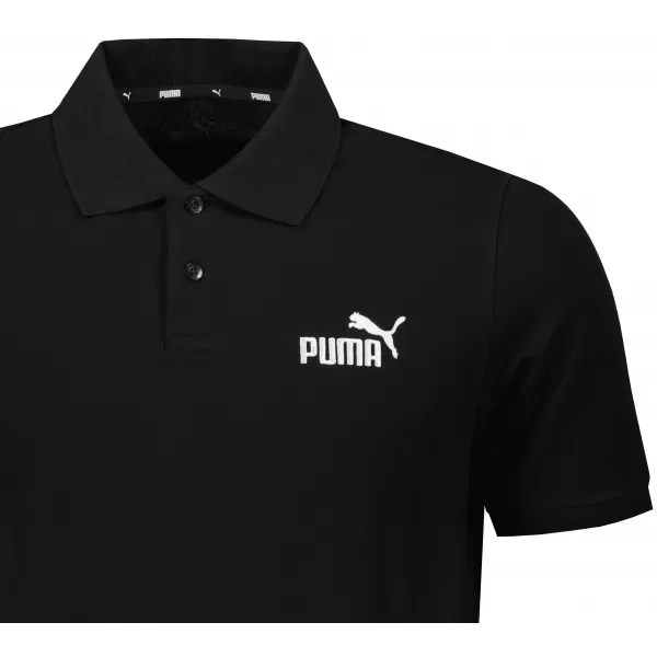  Pánske tričko s golierom PUMA ESS PIQUE POLO 586674-01 BLACK 