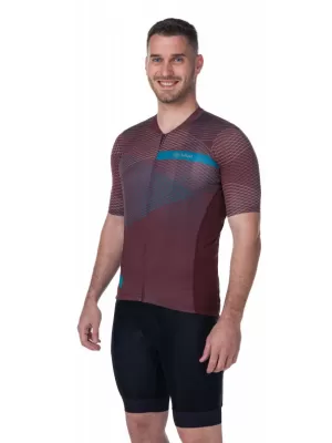 Pánsky cyklo dres KILPI NERITO-M RM0310KI TMAVO červená