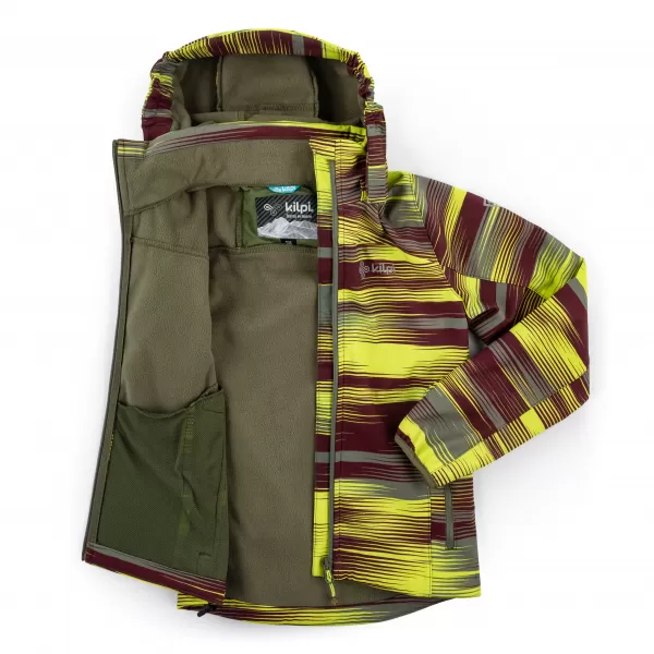  Chlapčenská softshellová bunda KILPI RAVIO-J RJ0500KI KHAKI 