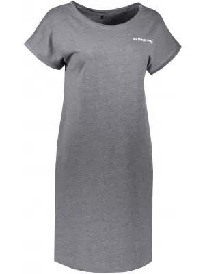 Šaty ALPINE PRO HEMADA LSKX418 TMAVO ŠEDÁ