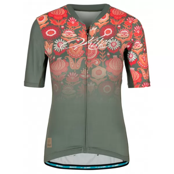  Dámsky cyklo dres KILPI ORETI-W RL0327KI KHAKI 