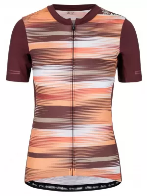 Dámsky cyklo dres KILPI MOATE-W RL0325KI TMAVO červená